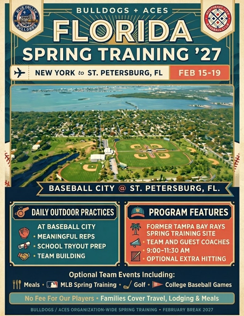 Florida Spring Training 2027, February 15–19